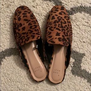 Women’s leopard mules